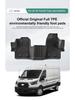 Eco-Friendly TPE Floor Mats for 22-24 Ford Transit - Dirt-Resistant and Custom-Fit.