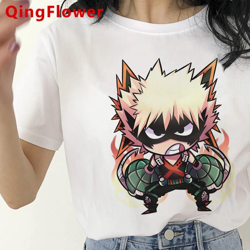 My Hero Academia Bakugou Boku No Hero Academia T-shirt Unisex  White T Shirt 2021 Graphic Tees Unisex Tshirt Kawaii