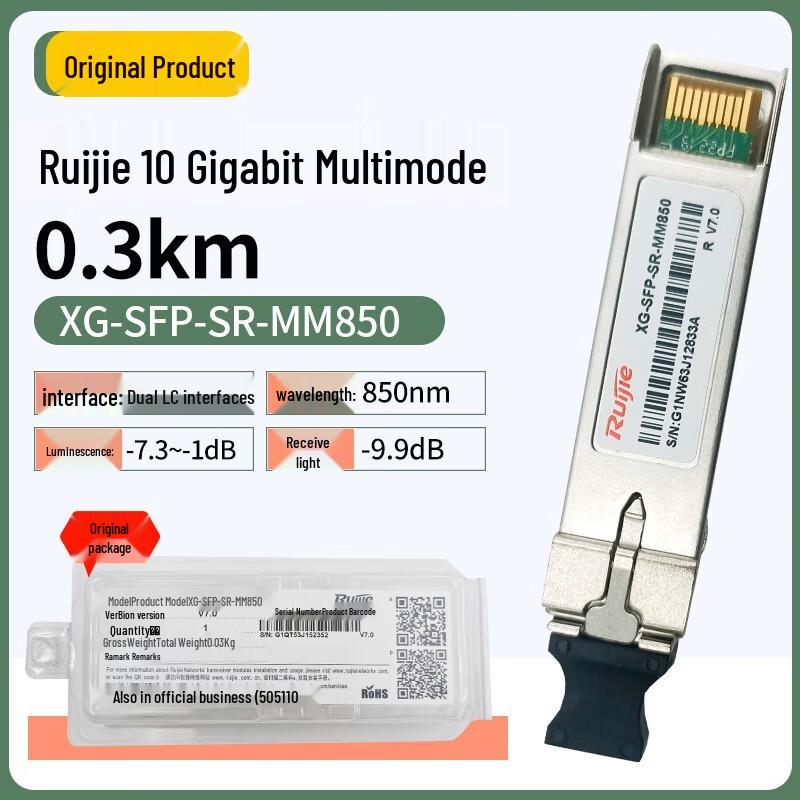 Ruijie 10G SFP+ Multimode Optical Module
