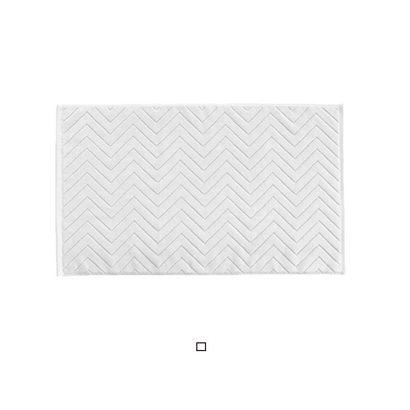 Corrugated Cotton Bath Mat Shower Room Wipe Feet Towel Water Absorb Thicker Bathroom Carpet Rugs Home Hotel Bath Tub Floor Mat 40x60cm