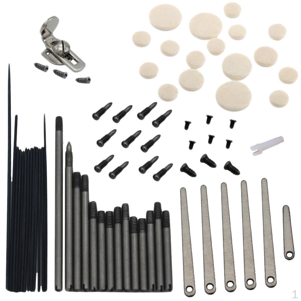 Clarinet Repair Parts Spindle+Screw+Spring Spring + Cushions
