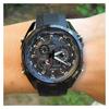 Casio EDIFICE Series Black Stainless Steel Men's Solar Electric Movement Quartz Watch Solar Movement Resin Strap Japanese and Korean EQS-500C-1A1