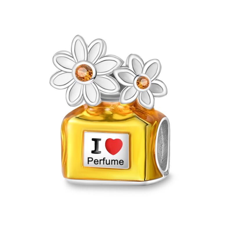 

copper Fashion High Heels Lipstick Perfume Dress Women Life Collection Charm Bead Charms Compatible With Qikaola Authentic Bracelets Do It Yourself Je