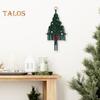 Wall Hanging Tapestry with 17 Accessories Manual Braided Bohemian Style Hollow Out Dorm Home Hotel Wall Decoration Christmas Tree Hanging Pendant
