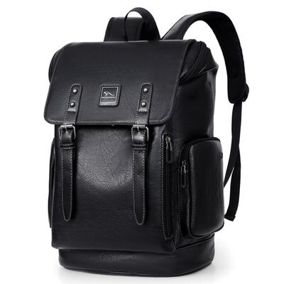 Backpack Men's Soft Leather Large Capacity Travel Backpack Length 30 Wide 16cm High 42cm