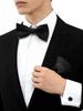 55 Styles Men Bow Tie Sets 3 Pcs Luxury Classic Stripe Pocket Square Cufflinks Paisley Floral Polka Dot Wedding Business
