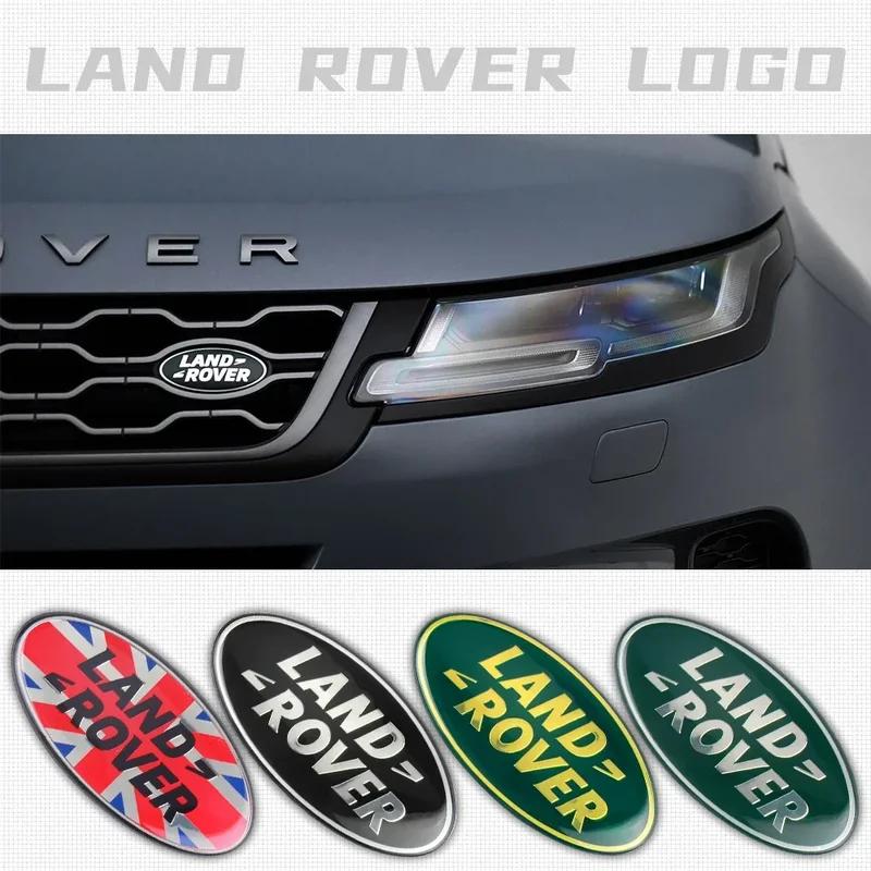 1Pcs Car Head Decoration Front Grille Badge Hood Logo Sticker For Land Rover Discovery 3 4 Velar Vogue Freelander 1 2 SVR Evoque gttt2