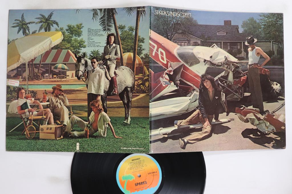 LP Record SPARKS - Indiscreet ILPS9345 ISLAND 1975 UK Rock Used
