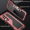 Case for Samsung Z Fold 7 6 5 4 Metal Heavy Duty Aluminum Bumper Shockproof Cover Screen Protection Bracket for Galaxy Z Fold 7