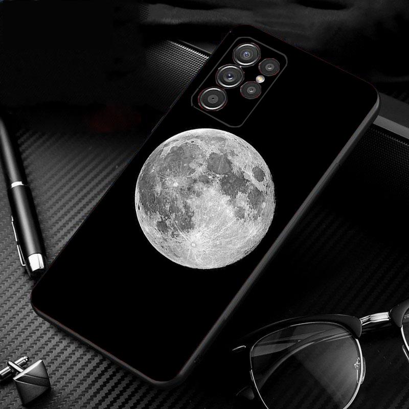 Phone Case For Samsung Galaxy S26 S25 S24 S23 S22 Ultra S23 S22 S25 Plus S24FE S23FE S26Edge Moon S25