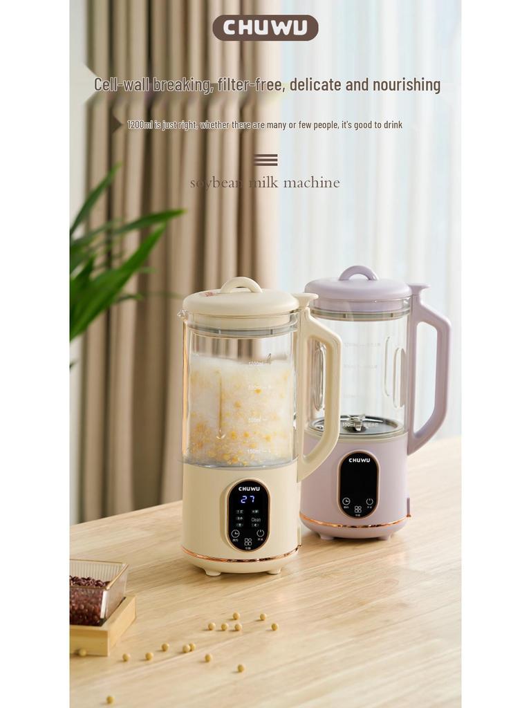 Multifunkční mixér na sójové mléko a potraviny - Automatický, Kompaktní, Nízkohlučný, Stroj na rozbíjení buněčných stěn bez filtru