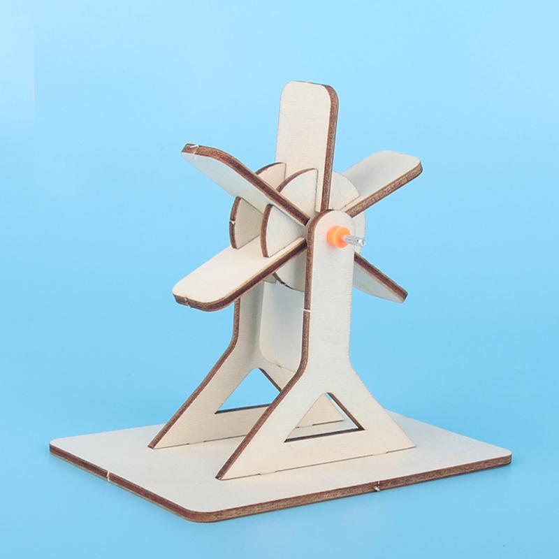 Wooden Small Invention  Water  Wheel Model Toy Diy  Science  Craft For  Kids