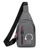 Men's Chest Bag Waterproof Crossbody Shoulder Bag Multi-Pocket Cycling Backpack Korean Fashion Casual Travel Sports Bag for Men