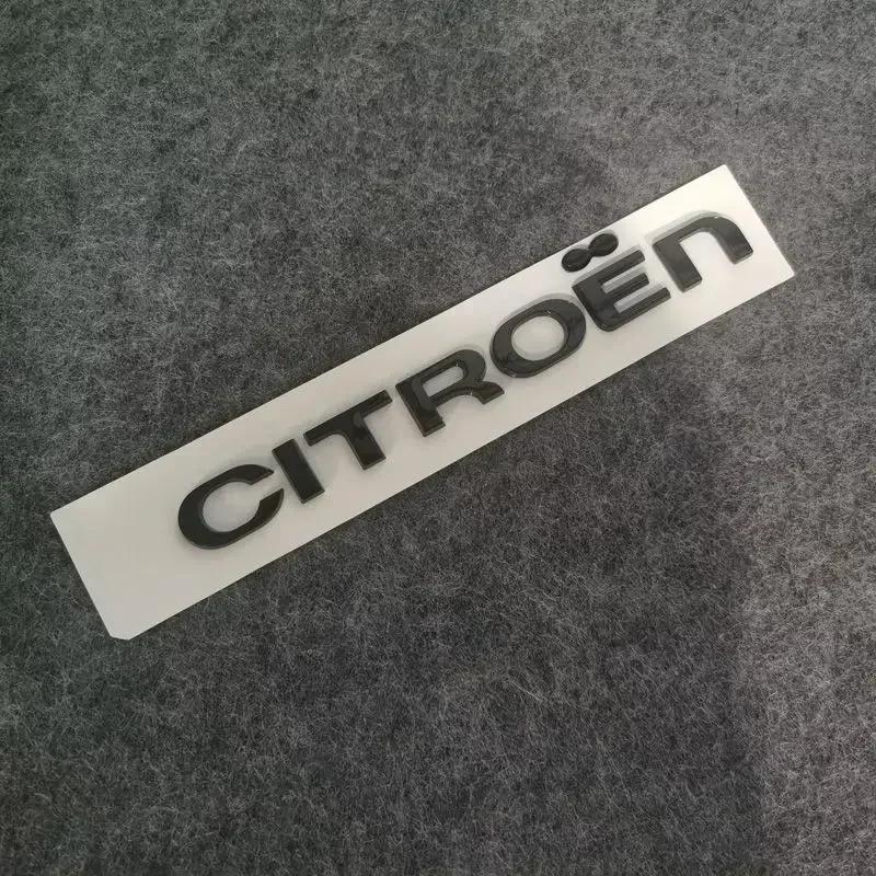 ABS Car Rear Trunk Badge Decal for Citroen C4 C3 C5 C1 DS3 DS5 DS4 Jumper Berlingo Nemo Sticker Auto Modification Accessories