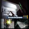 USB Rechargeable Multifunctional LED Pen Light With COB Side Light 8 Lighting Modes Flashlight Outdoor Emergency Work Light