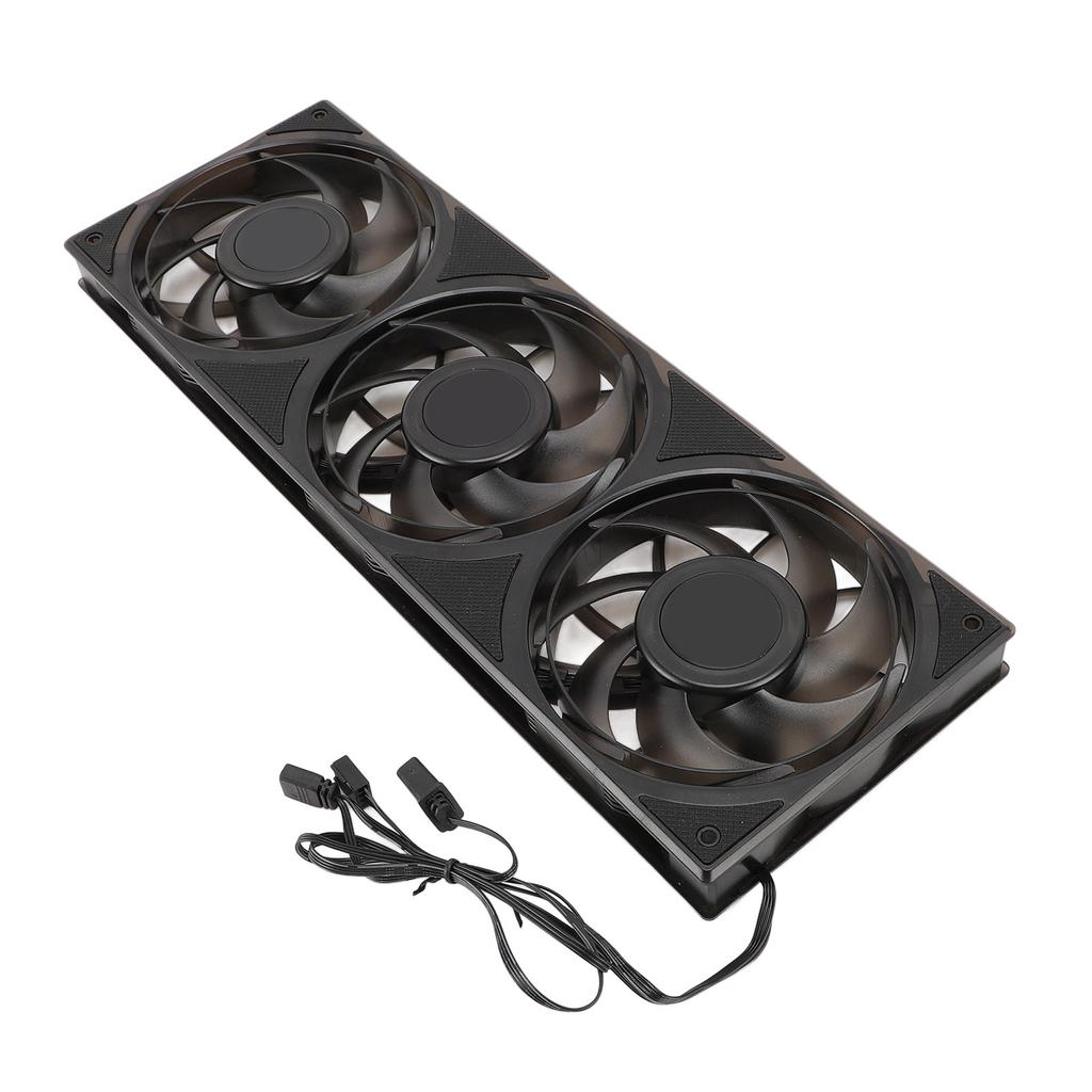 360mm 3 In 1 Computer Case Fan 5V ARGB 2200RPM 4 Pin PWM MFDB Dynamic Pressure Bearing 7 Blades Quiet Case Cooler Fan