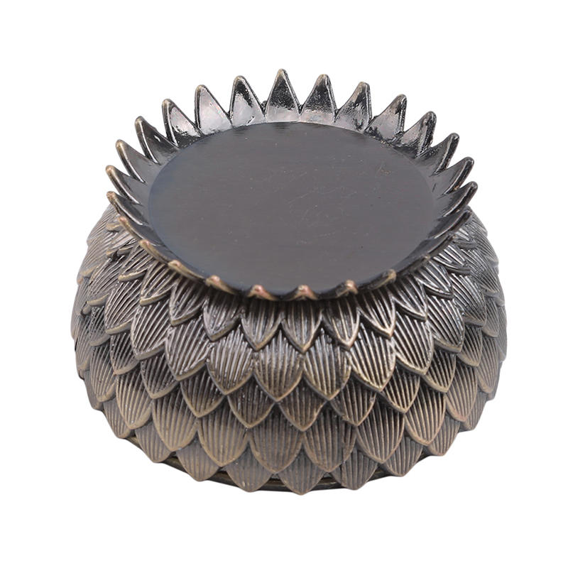 Lotus Incense Burner Alloy Eight Treasure Plate Incense Burner