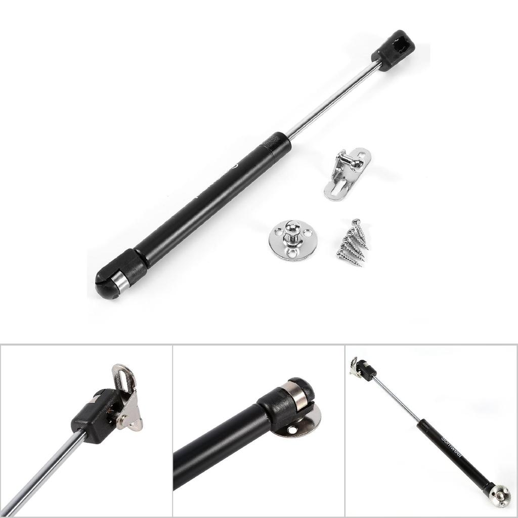 Door Lift Pneumatic Support Hydraulic Gas Spring Stay For Kitchen Cabinet Hinge Holder Silver