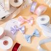 2.5cm Width Satin Ribbons Stripe Pattern DIY Ribbons New Fabric Ribbons  Gift Wrapping