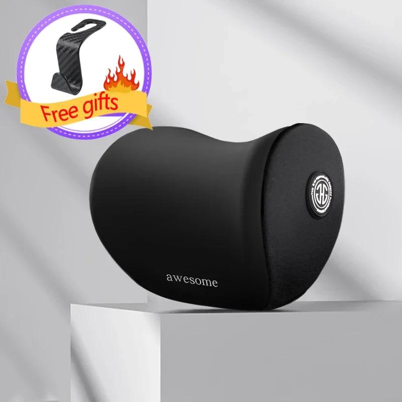 Universal Car Headrest Lumbar Memory Foam Cervical Lumbar Support Car Headrest Backrest Pillow Office Car Interior Accessories