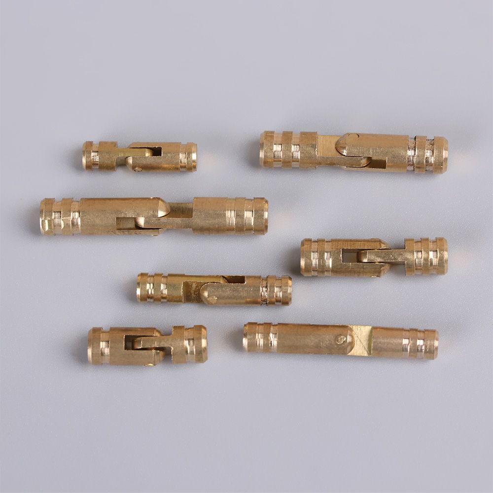 10Pcs Mini Wooden Box Hinge Concealed Cylindrical Wine Wooden Case Hinge Soft Close Folded Jewelry Box Supplies DIY Hardware
