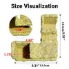Shrimp Tunnel Resin Animal Habitat For Breeding Shrimp Cave Tunnel Accessories For Tank Breeding Hiding Stuff Water Indoor