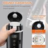 12V Portable Car Heating Cup 450Ml Touch Screen Digital Display Water Warmer Bottle Thermos Cup Car Kettle For Car