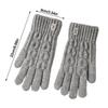 Thickened Winter Knitted Gloves Windproof Wool Gloves Fashion Touch Screen Gloves  for Men Women