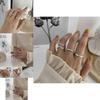 Chic And Elegant Adjustable Copper Circle Ring For Women Fashionable Unique Style