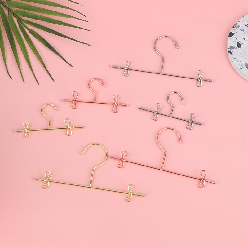 Dollhouse Miniture Hangers Clothes Hangers For Doll Wardrobe Clothes Toy Gift