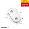 Stainless Steel 90° L-Shaped Right Angle Corner Bracket Connector