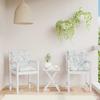 Outdoor Cushions 2 pcs Fine Leaf Pattern 100 x 50 x 7 cm