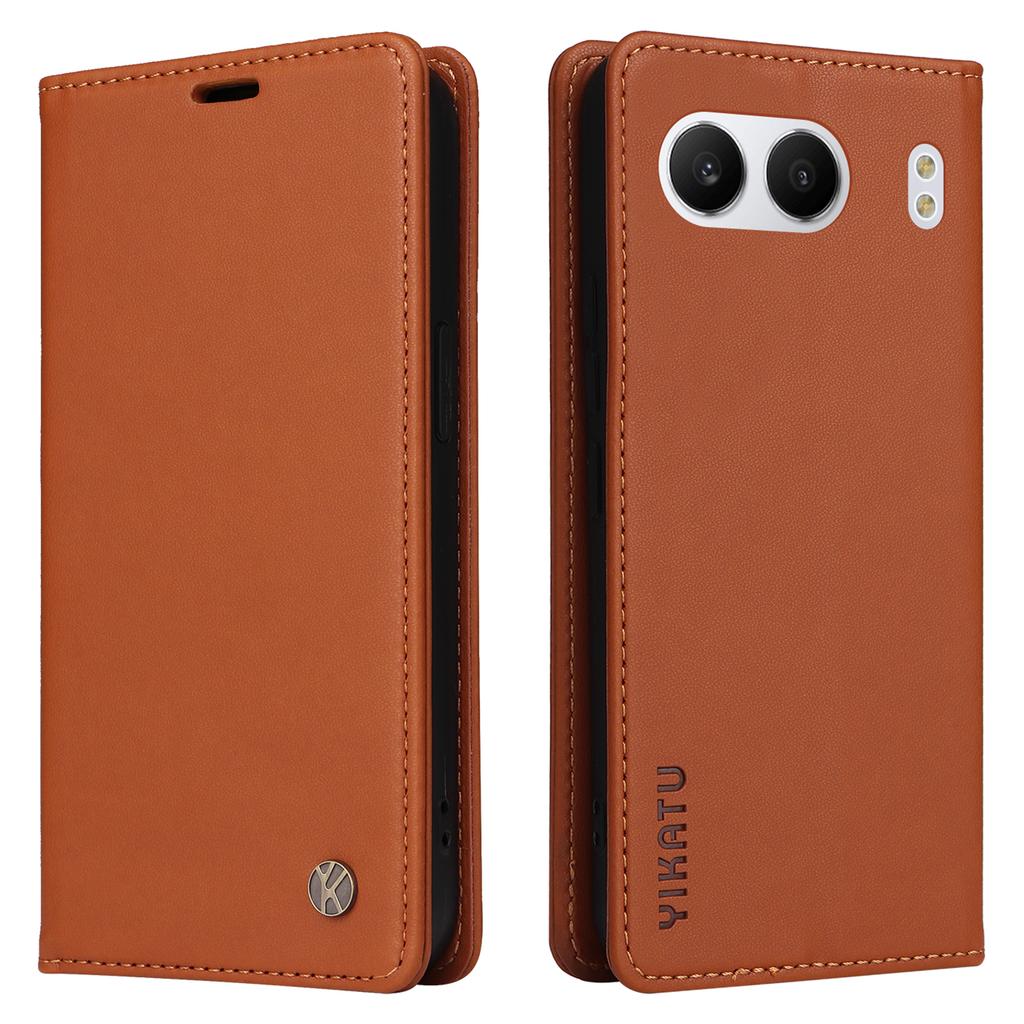 YIKATU YK-001 For OnePlus Nord 4 Case Stand Leather Phone Cover Strong Magnetic Closure