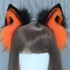 Lovely Women Students Photoshoot Hairband Cartoon Wolf Ears Shape Headbands Color Matching Hair Styling Hair Hoop