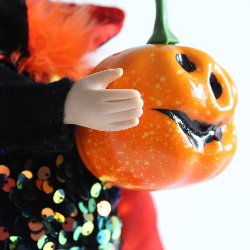 Halloween Headless Pumpkin Doll, Ghost Festival Tricky Doll Atmosphere Arrangement Props Doll Decoration Supplies