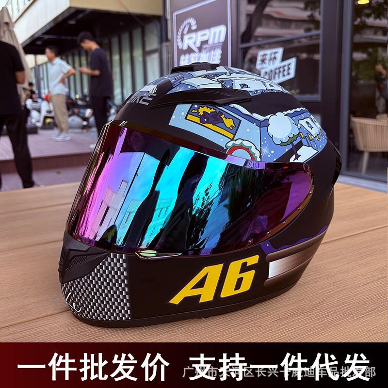 Full Face Motorcycle Helmet Men Women Vintage Style Scooter ATV Quad Bike DOT Certified