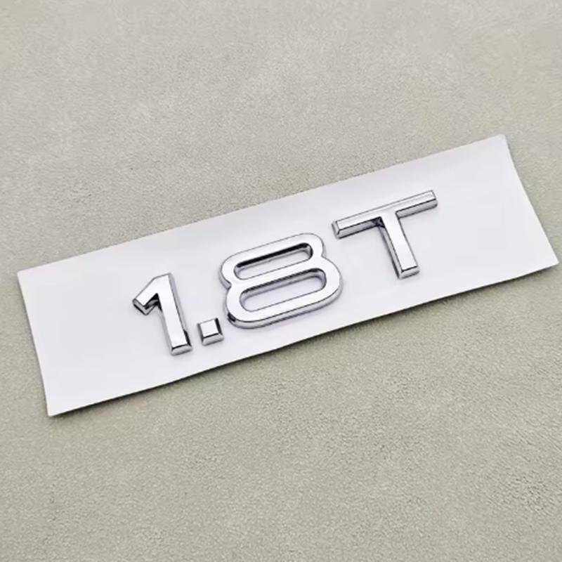 2026 Hot ABS Letters Car Sticker Rear Trunk Badge Logo 1.8T 2.0T 3.0T Emblem For Audi A3 A4 A5 A6 A7 A8 Q2 Q3 Q5 Q7 Q8 Car Accessories