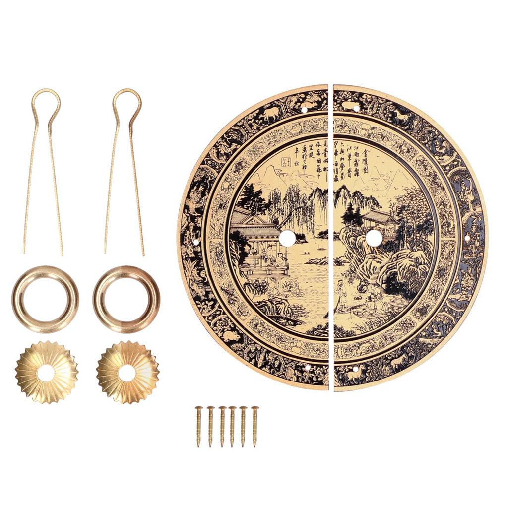 11 cm Originalmönster Lådhandtag Kinesiskt Antikt Möbel Mässingshandtag För Hemmet