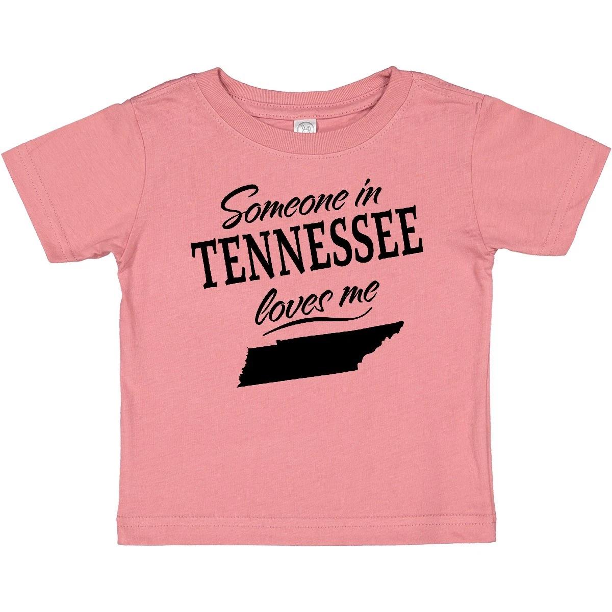 Inktastic Someone In Tennessee Loves Me Baby T-Shirt State Home Family Kids Love 120