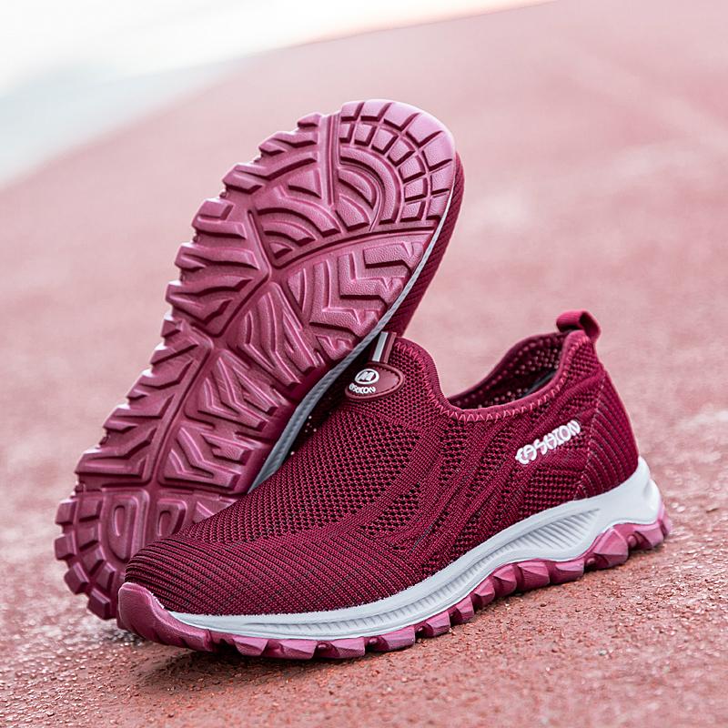 Fashion Pink Large Women's Summer Shoes Casual Sports Men's Breathable Walking Loafers Mesh Sneakers Non-Slip Comfortable Driving Shoes