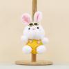 Pants Sunglasses Strap Rabbit Plush Keychain Animal Toy Cute Doll Bag Pendant