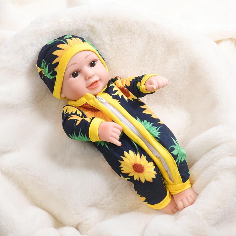 30cm Silicone Reborn Baby Doll - Soft Sleep Companion & Child Role-Playing Toy