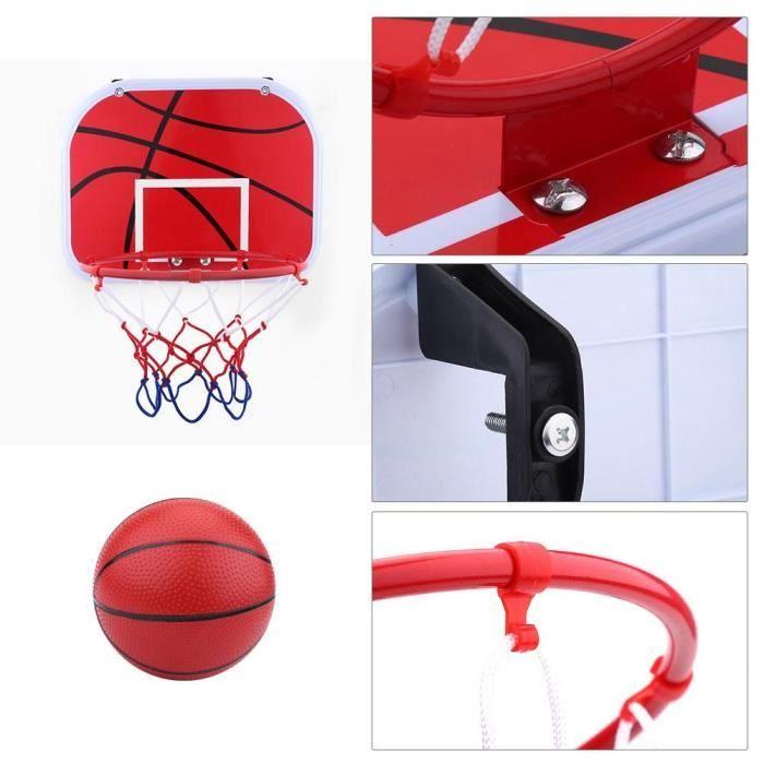 Kit de Mini plateau de basket-ball Cerceau suspendu mini basket-ball jouet extérieur jeu d'enfants d'intérieur avec compresseur-MOO