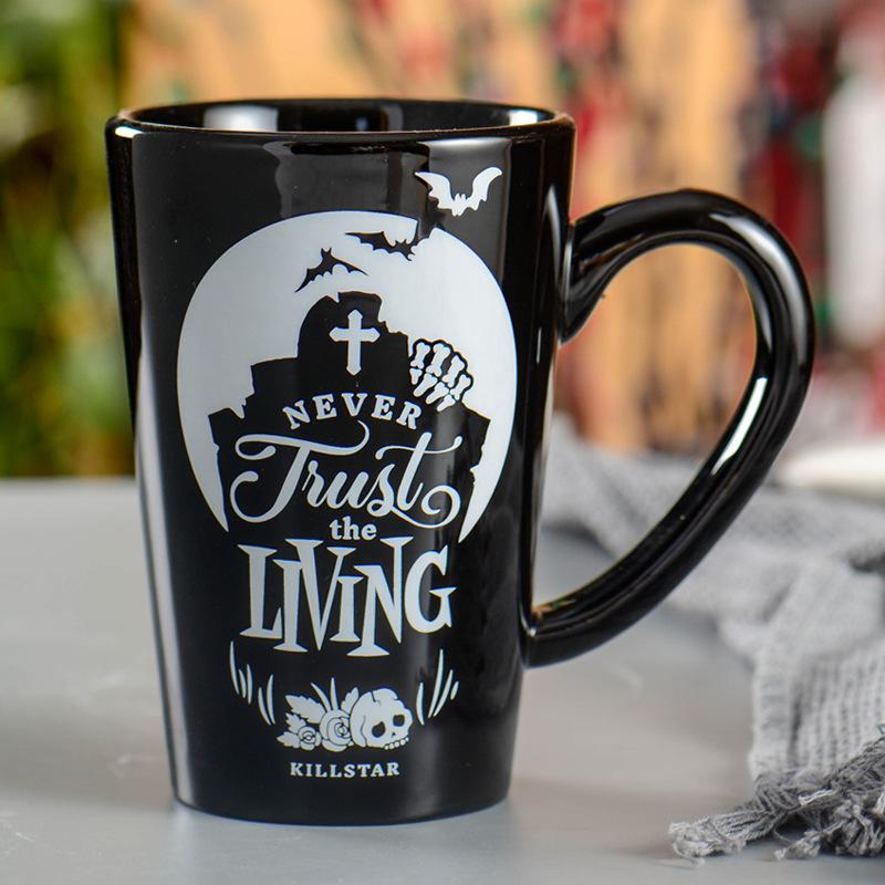 Neue Hohe V Keramiktasse Nordischer Ins Stil Kaffee Trichter Tasse V Tasse Killstar Großer Kegelbecher