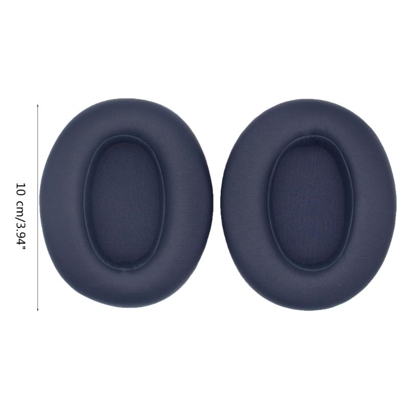 1 Pair Earphone Cover Ear Pads Headphone Cushion Protein Leather Earmuff for WH-XB910N XB910N Headset Replacemnt Part
