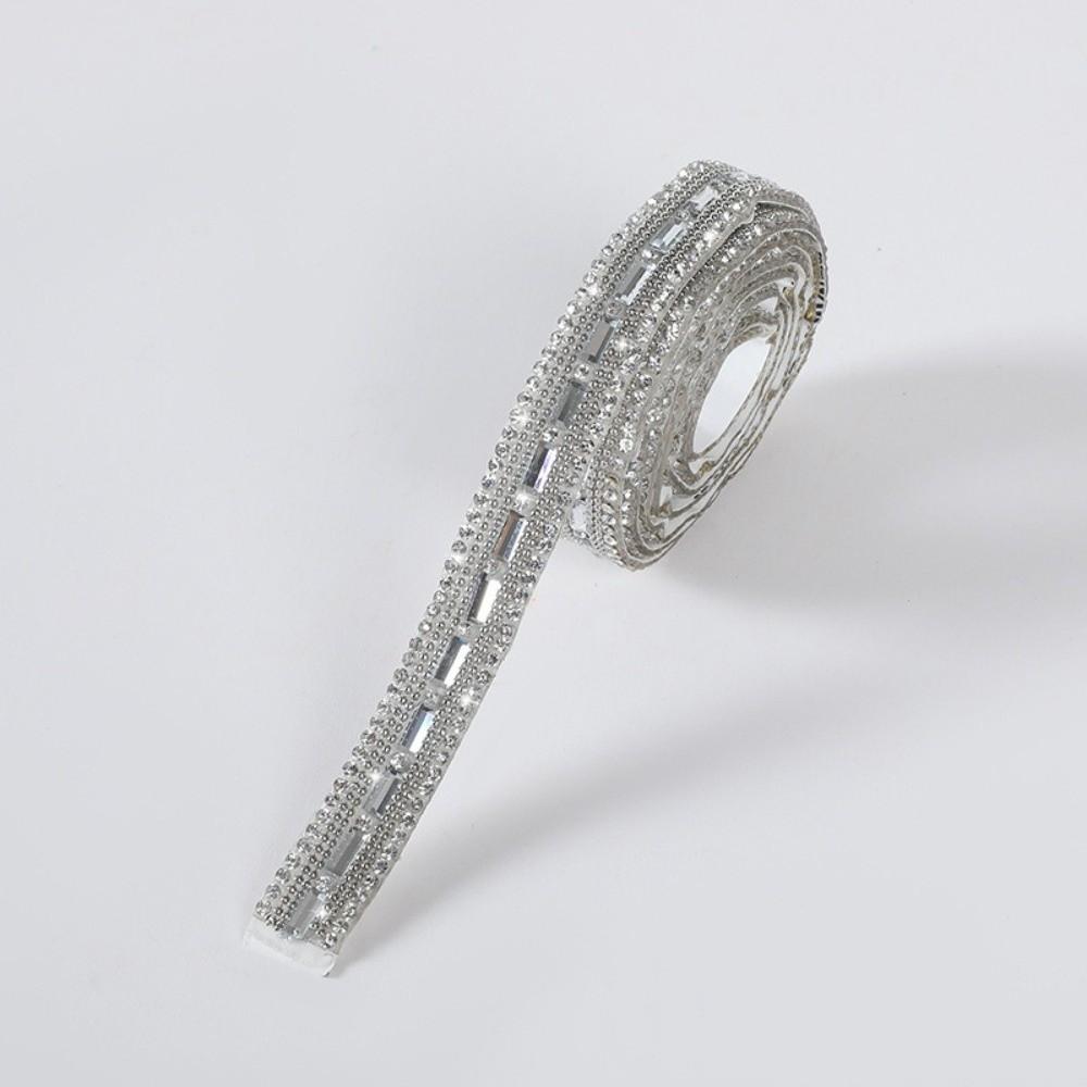 Sewing Accessories Self Adhesive Rhinestone Strips DIY Crystal Rhinestone Roll  Party Decoration