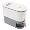 Rice Dispenser Box Grain Food Storage Container Airtight Large Capacity for Home Kitchen