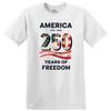 Amerika 250 Jahre Freiheit T-Shirt USA Flagge 1776 2026 Patriotisches Geschenk Freiheit
