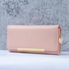Women's Bifold Wallet: Versatile Long Design with Card Slots, Coin Purse, Japanese & Korean Style, Solid Color