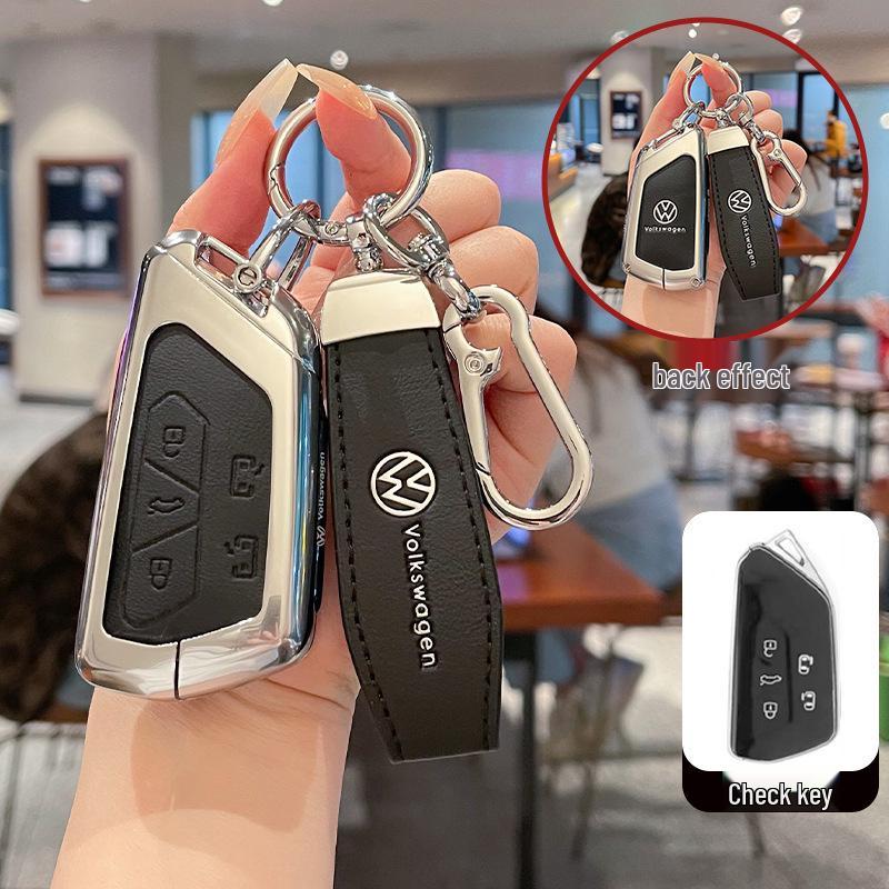 Compatible Key Case for Volkswagen Golf 8, ID4, Lingdu, Lanxun, ID3, Tiguan L, Passat Pro, and Touareg.